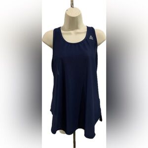 Reebok Blue Yoga Activewear Racerback‎ Tank Top Women’s Size Large